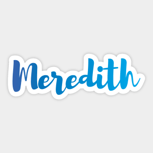 Meredith Sticker